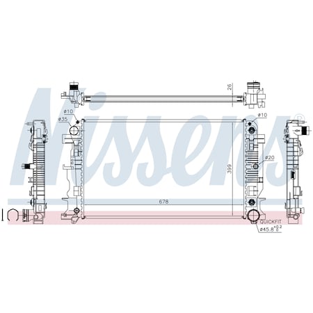 Nissen 07-09 Sprinter Nissens, 67157A 67157A